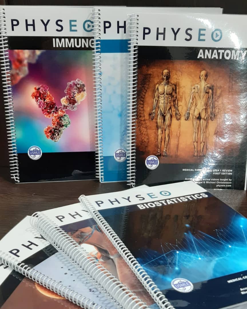 مجموعه کتاب های آزمون USMLE از سری مشهور Physeo (کیفیت چاپ سوپر پیکسل)