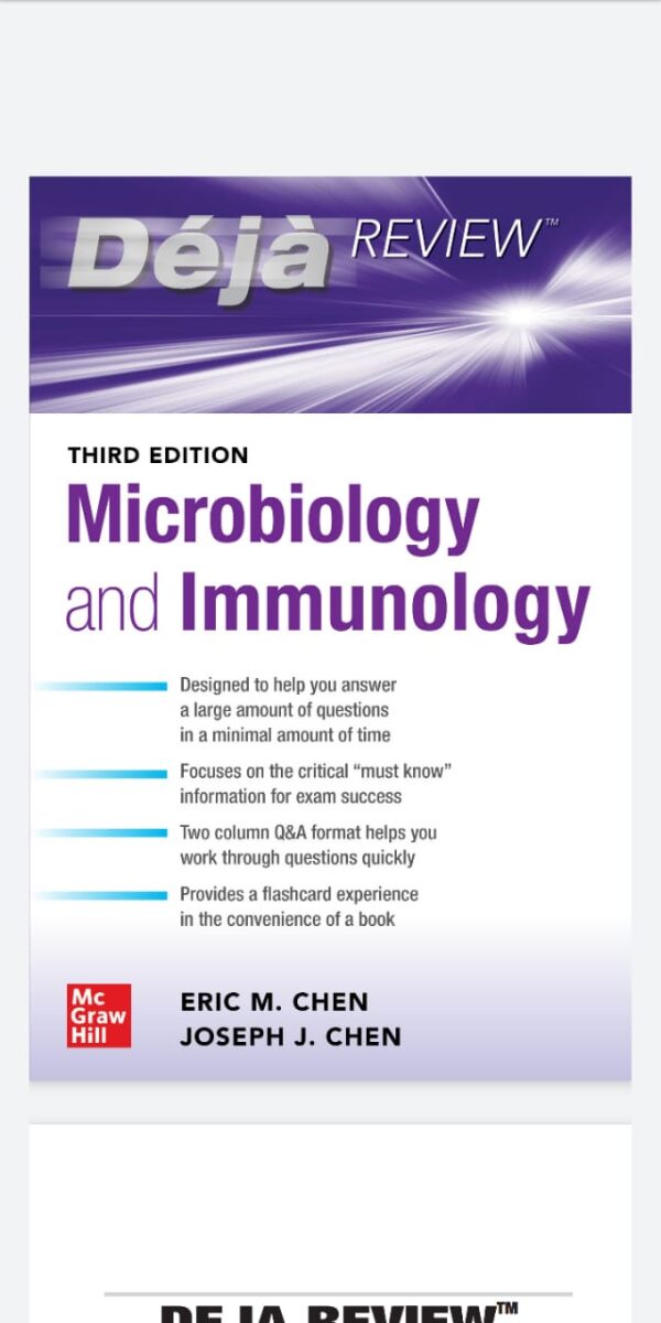 microbiology and immunology (چاپ سیاه و سفید)